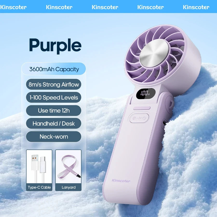 Portable Handheld Cooling Fan
