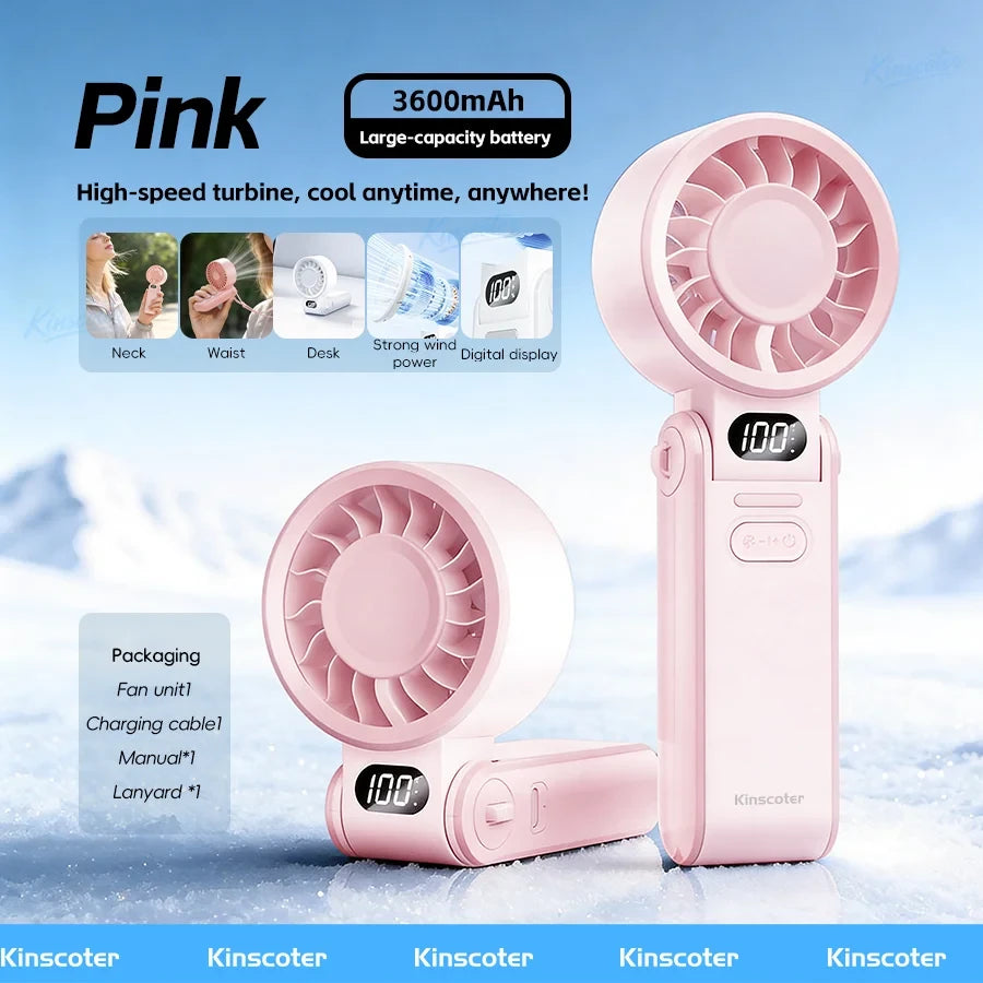 Portable Handheld Cooling Fan