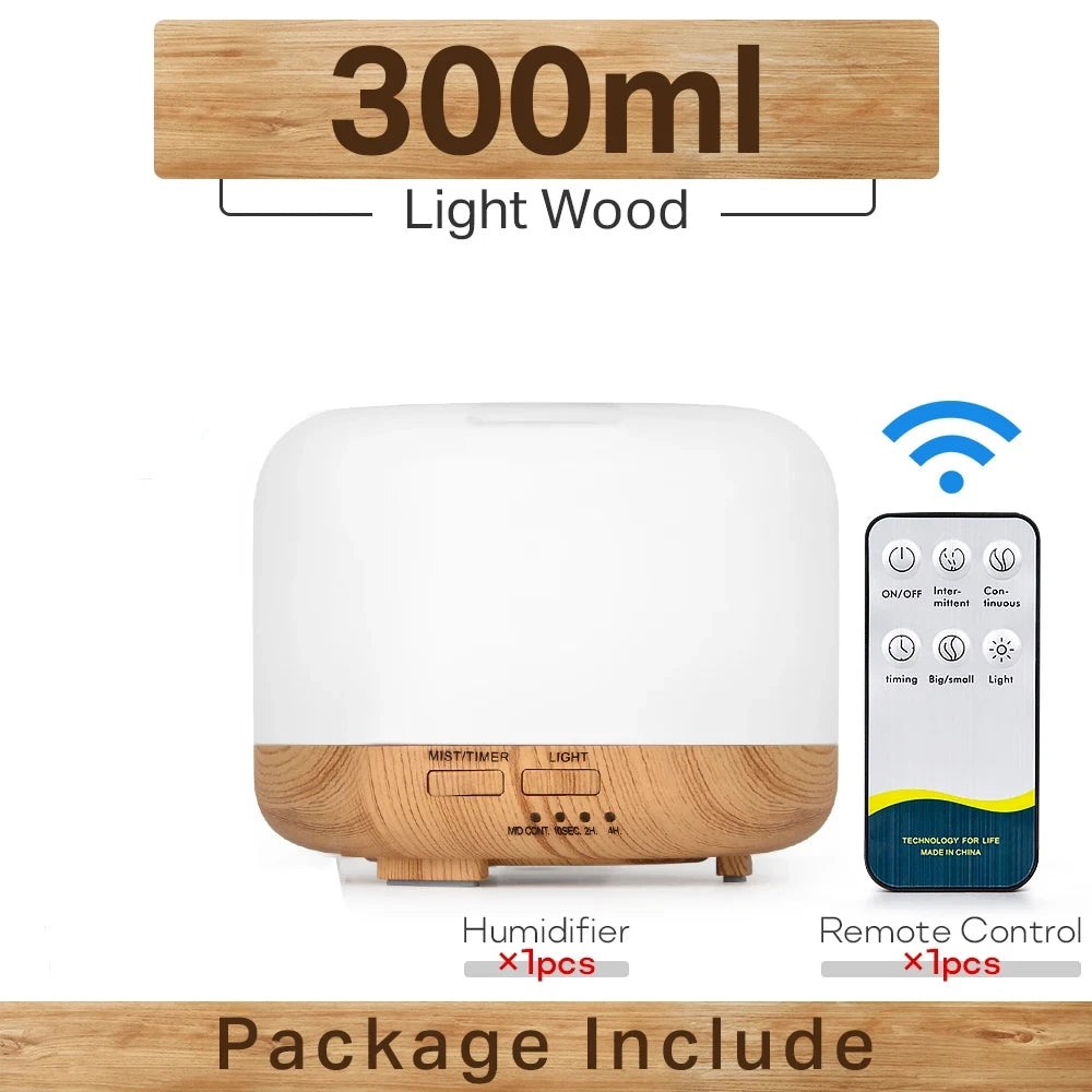 Wood Grain Aromatherapy Diffuser
