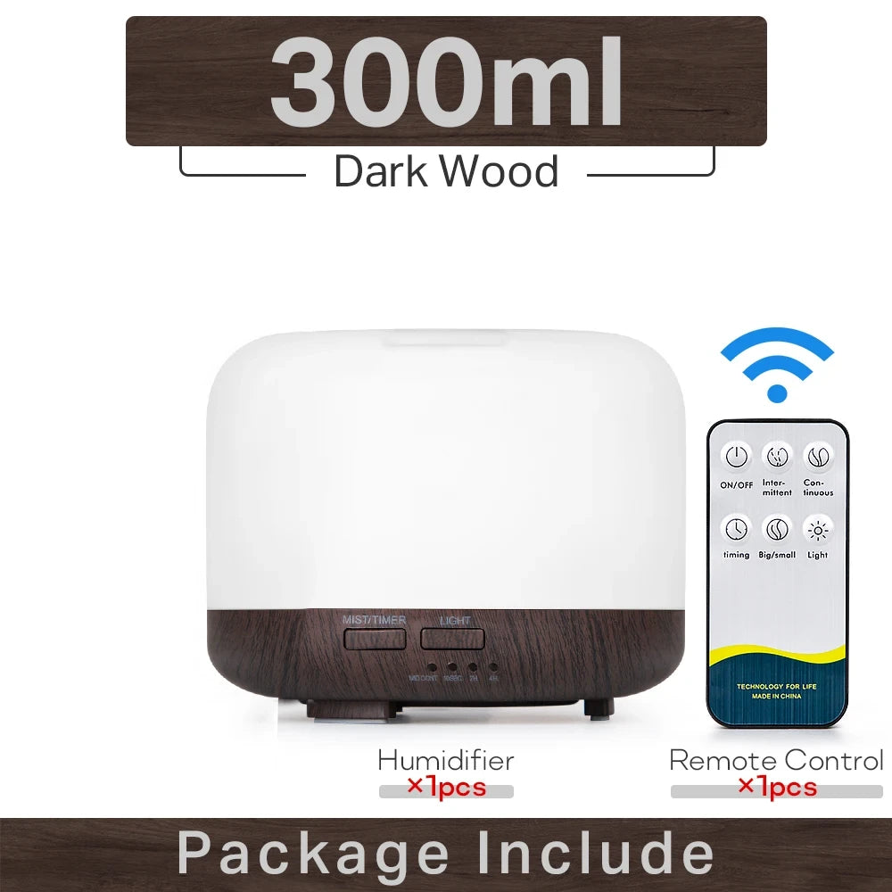 Wood Grain Aromatherapy Diffuser